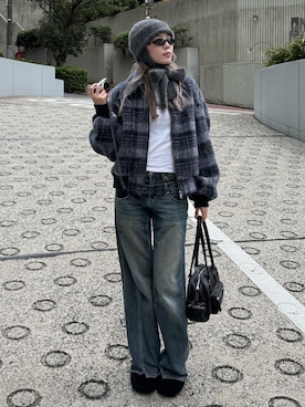 「SLY（スライ）のアイテム（ショルダーバッグ）」を使った、SLY officialさん（レディース・160cm）の秋コーディネート