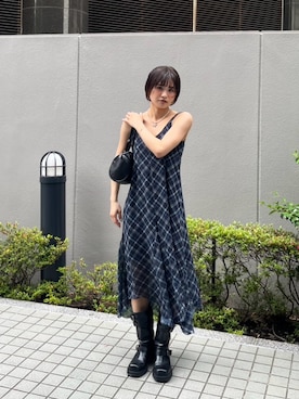 「SLY（スライ）のアイテム（バッグ）」を使った、SLY officialさん（レディース・158cm）の夏コーディネート