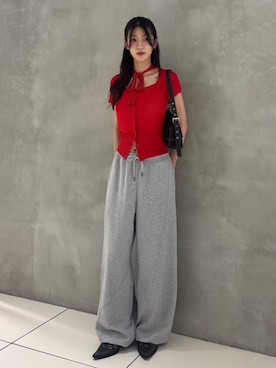 「大人カジュアルコーデ」｜「アイテム（パンプス）」を使った、SLY officialさん（レディース・160cm）の夏コーディネート