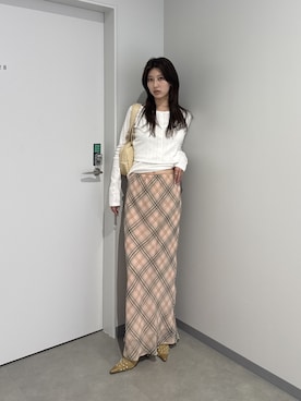 「SLY（スライ）のアイテム（バッグ）」を使った、SLY officialさん（レディース・165cm）の春コーディネート