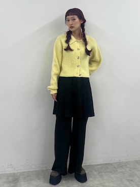 「SLY（スライ）のアイテム（トップス）」を使った、SLY officialさん（レディース・162cm）の秋コーディネート