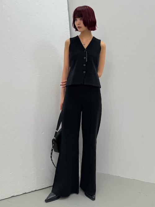 【スライ】V／N BUTTON ベスト SLY V／N BUTTON ベスト BLK -ファッション通販 FASHION WALKER