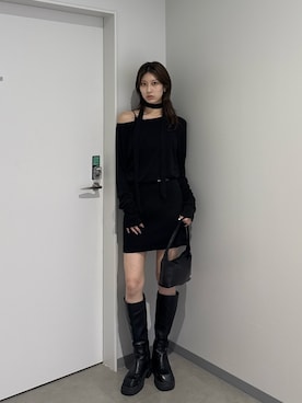 「THROW by SLY（スローバイスライ）のアイテム」を使った、SLY officialさん（レディース・166cm）の秋コーディネート