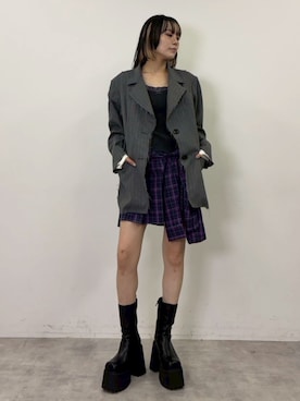 「SLY（スライ）のアイテム」を使った、SLY officialさん（レディース・160cm）の夏コーディネート