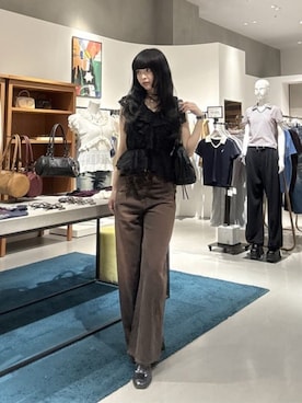 「SLY（スライ）のアイテム（パンツ）」を使った、SLY officialさん（レディース・170cm）の夏コーディネート
