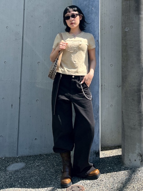 パンツ SLY DOUBLE HOLE BELT STRAIGHT PT-E SLY | DOUBLE HOLE BELT STRAIGHT パンツ (ストレート ) |SHEL