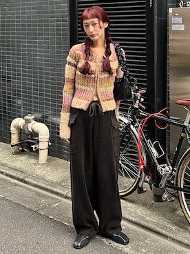 「SLY（スライ）のアイテム」を使った、SLY officialさん（レディース・162cm）の冬コーディネート