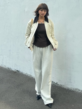 「アイテム（ブルゾン）」を使った、SLY officialさん（レディース・164cm）の夏コーディネート