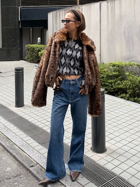 「アイテム（ブルゾン）」を使った、SLY officialさん（レディース・161cm）の秋コーディネート