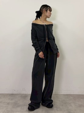 「アイテム（スウェット）」を使った、SLY officialさん（レディース・160cm）の秋コーディネート