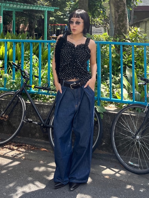 【新品・未使用】SLY SHEER SQUEEZE CAMI トップス SHEER SQUEEZE CAMI TOPS シアー スクウィーズ キャミ トップス