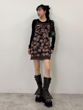 「アイテム（ヘアアクセサリー）」を使った、SLY officialさん（レディース・160cm）の夏コーディネート