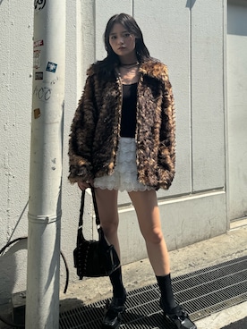 「秋服」｜「アイテム（ブルゾン）」を使った、SLY officialさん（レディース・166cm）の秋コーディネート