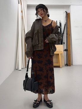 「アイテム（ブルゾン）」を使った、SLY officialさん（レディース・159cm）の夏コーディネート