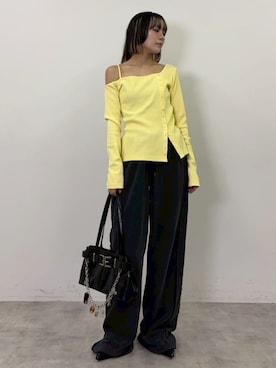 「アイテム（チャーム）」を使った、SLY officialさん（レディース・160cm）の夏コーディネート