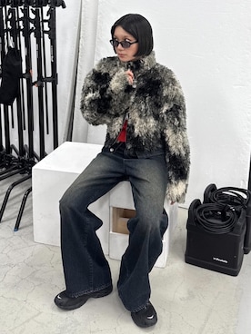 「アイテム（ブルゾン）」を使った、SLY officialさん（レディース・163cm）の秋コーディネート