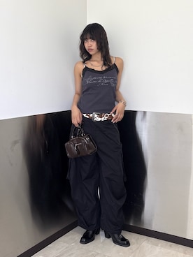 「SLY（スライ）のアイテム（バッグ）」を使った、SLY officialさん（レディース・165cm）の夏コーディネート