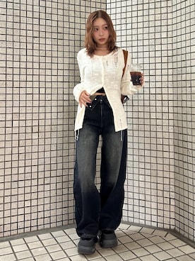 「SLY（スライ）のアイテム」を使った、SLY officialさん（レディース・161cm）の秋コーディネート