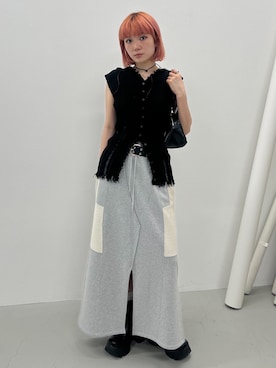 「スウェットスカート」｜SLY officialさん（レディース・163cm）の夏コーディネート