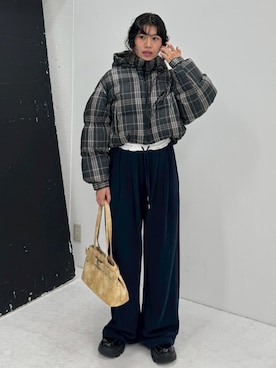 「アイテム（ブルゾン、その他）」を使った、SLY officialさん（レディース・159cm）の秋コーディネート