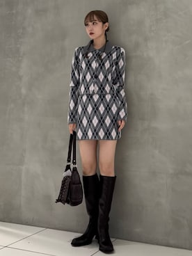 「アイテム（ポロシャツ）」を使った、SLY officialさん（レディース・161cm）の秋コーディネート