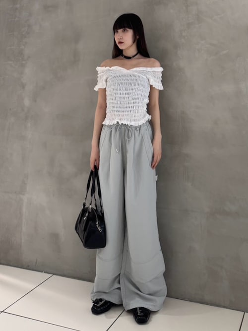 FRONT BUTTON STRAIGHT PT フロントボタン ストレート パンツ