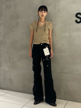 「SLY（スライ）のアイテム（財布/小物）」を使った、SLY officialさん（レディース・162cm）の夏コーディネート
