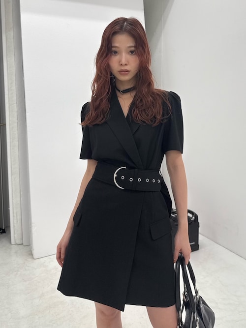 WAIST BELT TAILORED OP ウエストベルト テイラード ワンピース