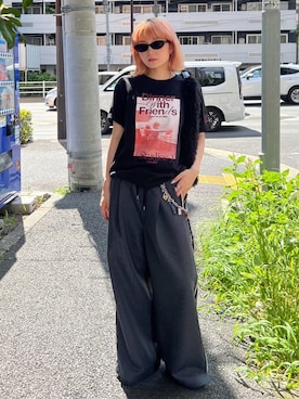 「アイテム（チャーム）」を使った、SLY officialさん（レディース・163cm）の夏コーディネート