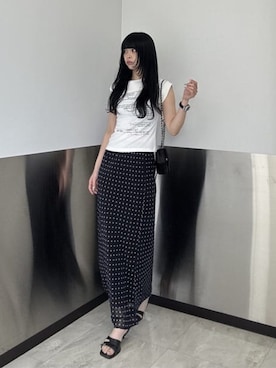 「SLY（スライ）のアイテム（バッグ）」を使った、SLY officialさん（レディース・170cm）の夏コーディネート
