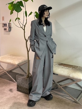 「SLY（スライ）のアイテム（ジャケット/アウター）」を使った、SLY officialさん（レディース・160cm）の冬コーディネート