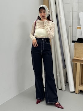 「SLY（スライ）のアイテム（財布/小物）」を使った、SLY officialさん（レディース・159cm）の秋コーディネート