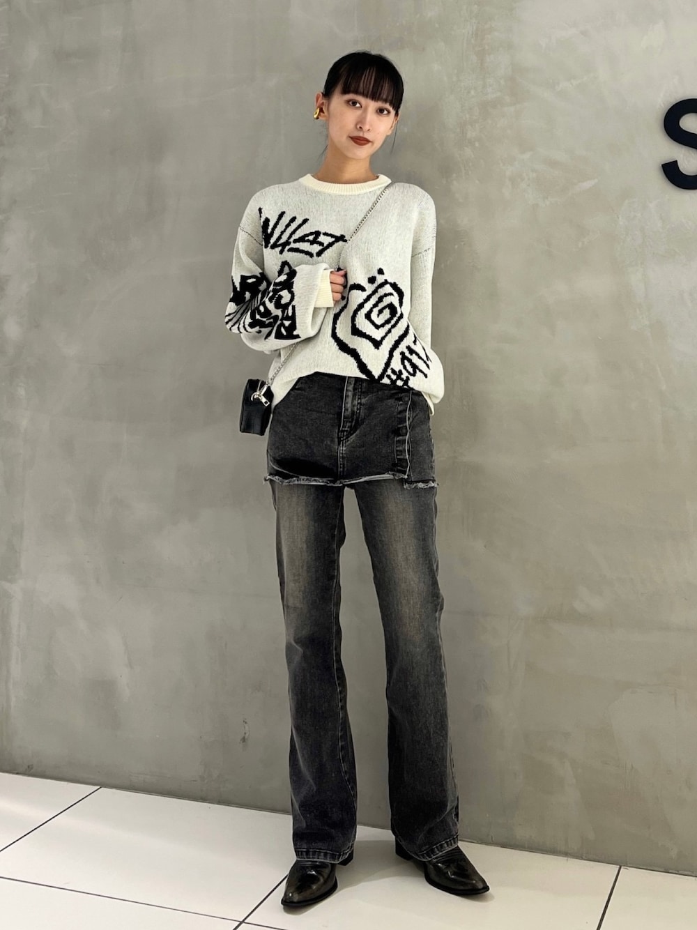 SLY】 完売品OVERDYE JW LAYERED FLARE 悪く PT-BE