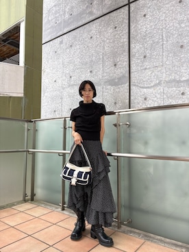 「SLY（スライ）のアイテム（バッグ）」を使った、SLY officialさん（レディース・153cm）の夏コーディネート