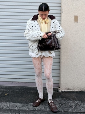 「SLY（スライ）のアイテム（ジャケット/アウター）」を使った、SLY officialさん（レディース・159cm）の冬コーディネート