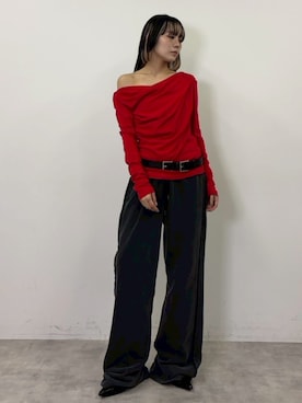 「アイテム（Tシャツ/カットソー）」を使った、SLY officialさん（レディース・160cm）の秋コーディネート