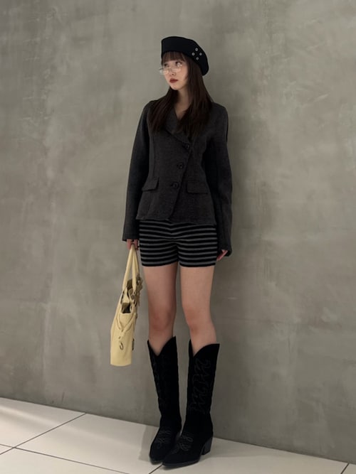 HG KNIT S/PT ハイゲージニットショートパンツ 冬服 春服（スラックス