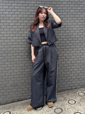 「SLY（スライ）のアイテム（ジャケット/アウター）」を使った、SLY officialさん（レディース・168cm）の夏コーディネート