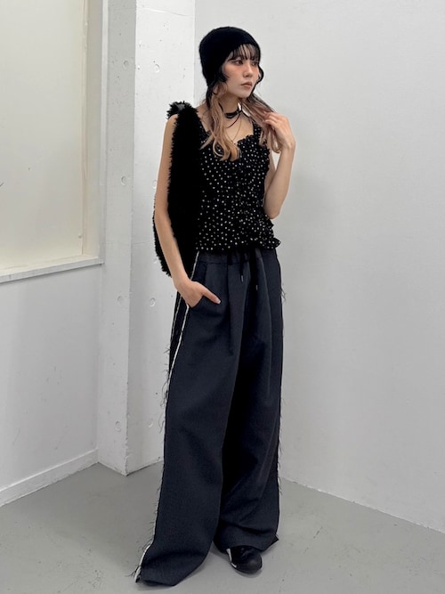 SHEER SQUEEZE CAMI TOPS シアー スクウィーズ キャミ トップス