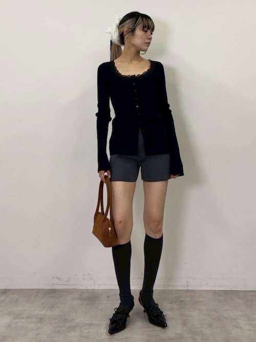 再入荷】LACE DOCKING FRONT BUTTON TOPS レース ドッキング フロント