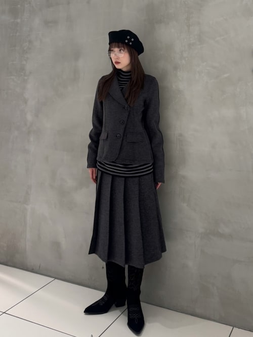 SLY（スライ） ジャケット テーラードジャケット KNITTING MANNISH