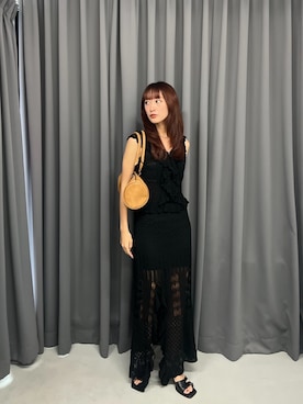 「SLY（スライ）のアイテム（バッグ）」を使った、SLY officialさん（レディース・162cm）の夏コーディネート