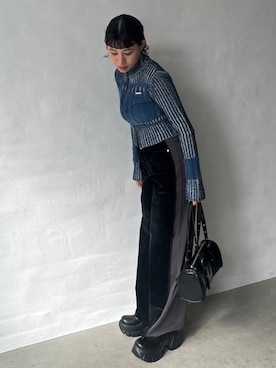 「SLY（スライ）のアイテム（トップス）」を使った、SLY officialさん（レディース・159cm）の秋コーディネート