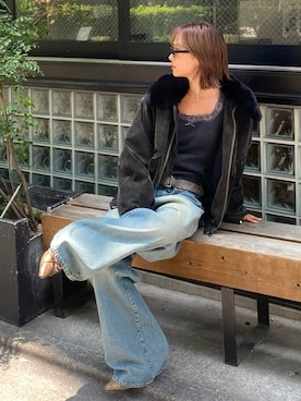 「SLY（スライ）のアイテム」を使った、SLY officialさん（レディース・161cm）の夏コーディネート