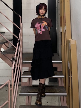 「SLY（スライ）のアイテム（財布/小物）」を使った、SLY officialさん（レディース・164cm）の春コーディネート
