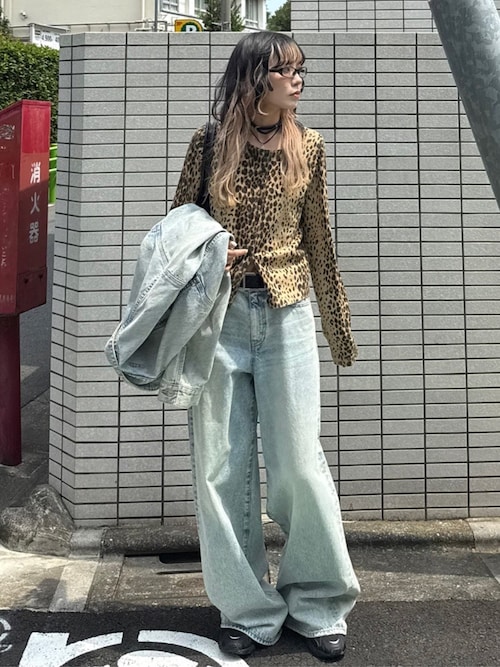 COMPACT LEOPARD C/D コンパクト レオパード カーディガン 秋服