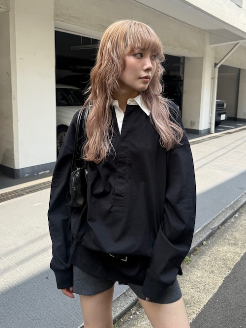 限定展開】RUGBY SHIRT S/OP ラグビーシャツ ショートワンピース