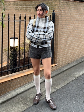 「SLY（スライ）のアイテム」を使った、SLY officialさん（レディース・159cm）の秋コーディネート