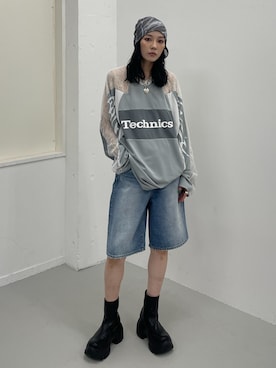 TRACY WIDE HALF PT-BE トレイシー ワイド ハーフパンツ ビーイーを 