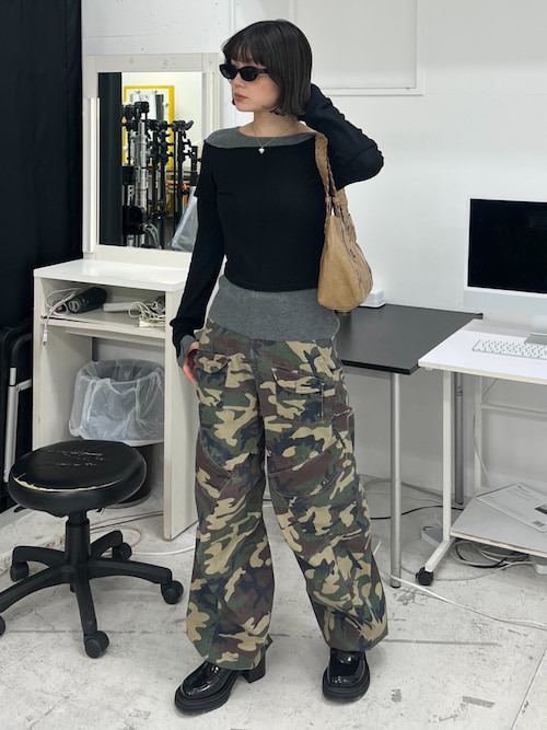 BIG PK MILITARY PT ビッグポケット ミリタリーパンツ 春服（カーゴ